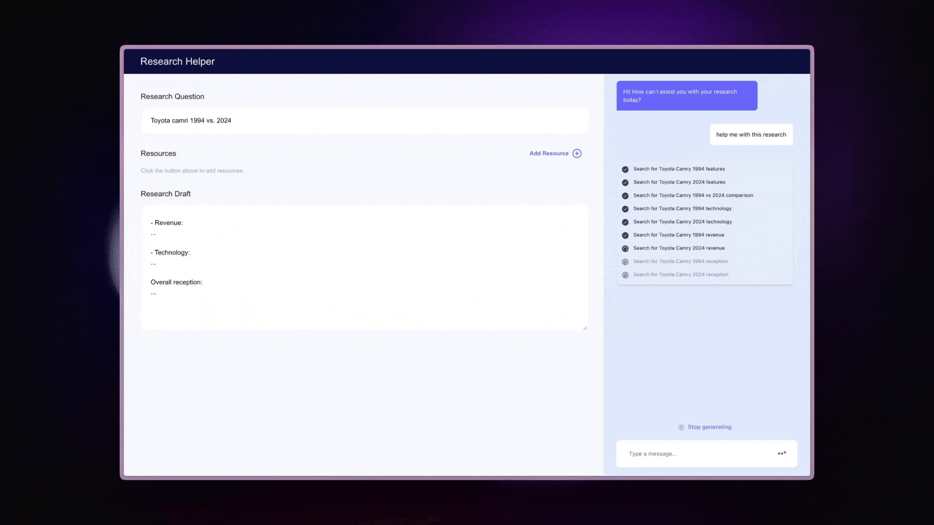 CoAgents demonstration